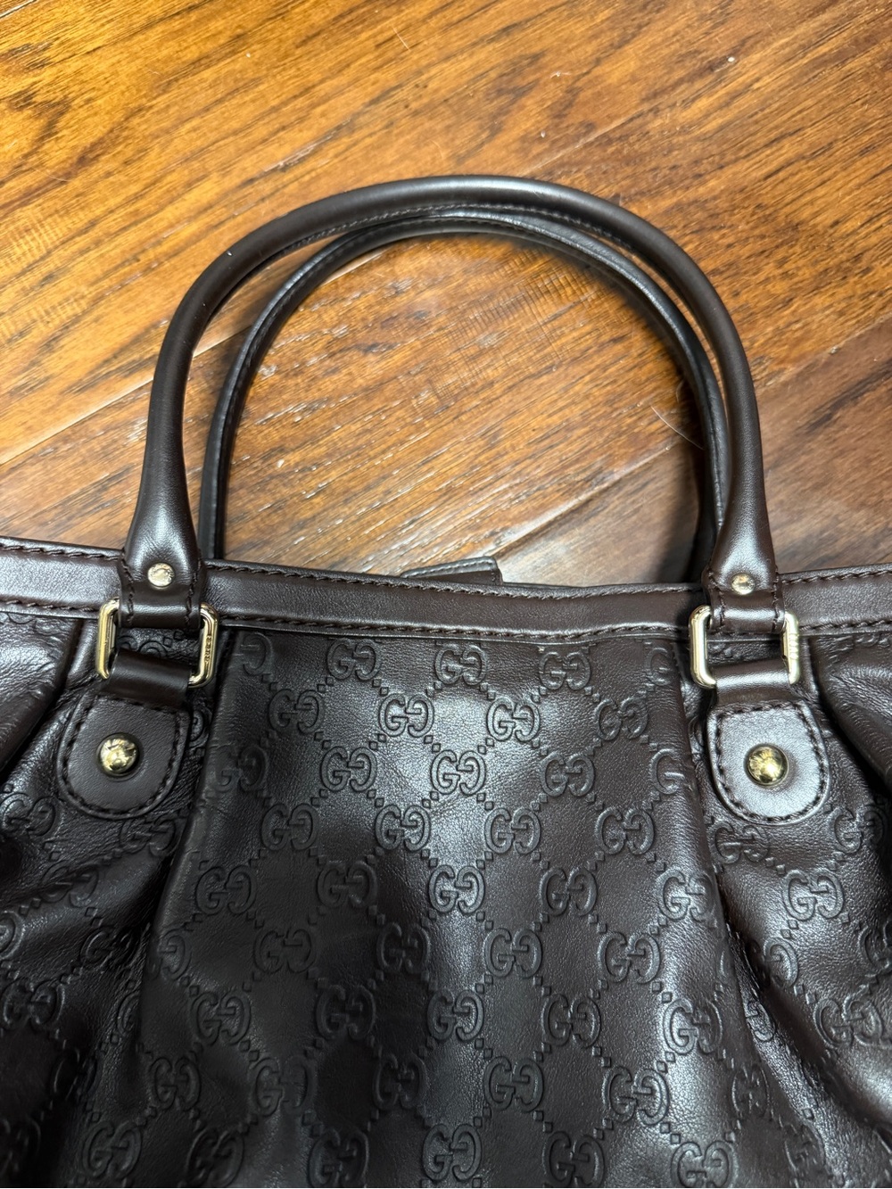 Vintage Gucci Guccissima Sukey Medium Tote Bag - Picture 8 of 12